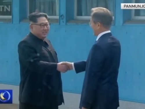 Povijesni susret Sjeverne i Južne Koreje, Kim Jong Una i Moona