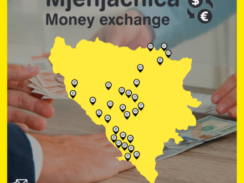 Mjenjačnica dostupna u 45 poštanskih ureda Hrvatske pošte Mostar