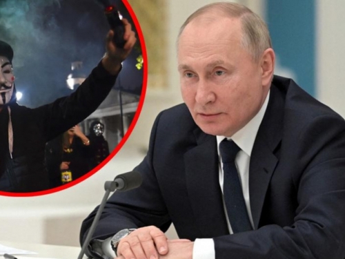 Anonymusi objavili rat Kremlju, srušili stranicu Russia Today
