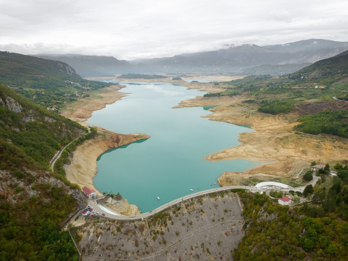 FOTO/VIDEO: Proba temeljnog ispusta brane HE Rama