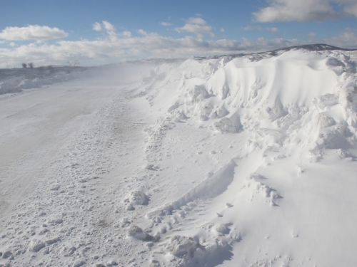 FOTO: Oprezno preko Paklina zbog ugaženog snijega i poledice
