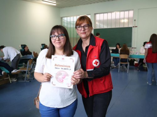 FOTO: Održana akcija dobrovoljnog darivanja krvi u Prozoru