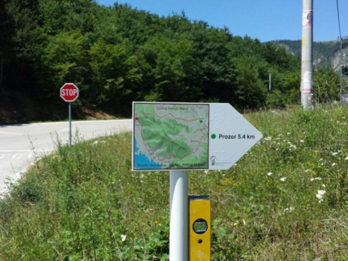 Postavljanje biciklističkih tabli u Rami