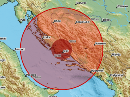 Jutros potres u BiH, osjetio se i u Hrvatskoj