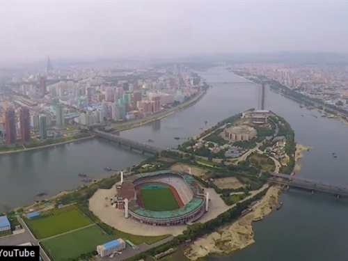Pogledajte rijetke snimke Pjongjanga iz zraka