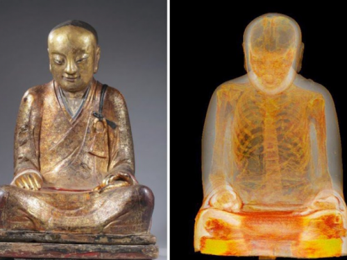 Otkrili mumiju unutar Budinog kipa