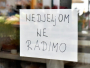 Vlada FBiH odbila izuzeće od neradne nedjelje za 6 općina i 2 grada, evo zbog čega
