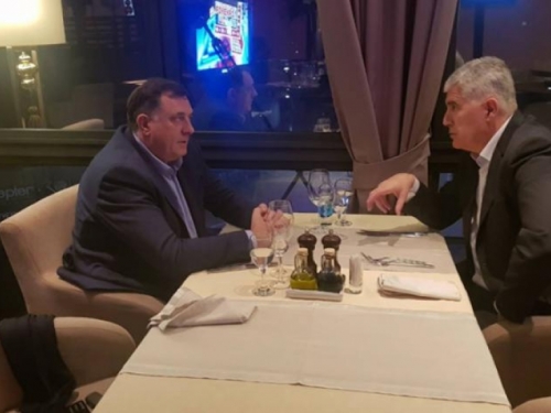 Čović i Dodik u Banjoj Luci razgovarali o Izbornom zakonu