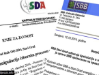 Sa SBB-om ne ide, a SDA šuti