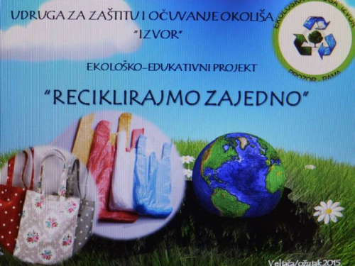 Reciklirajmo zajedno - Eko udruga Izvor posjetila škole