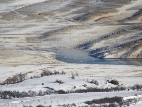 FOTO: Minusi počeli lediti Ramsko jezero