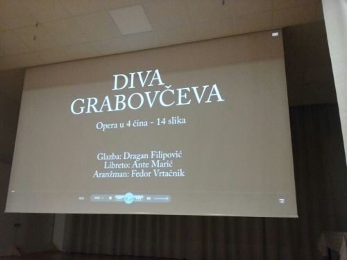 Učenicima OŠ Ivan Mažuranić Gračac prikazana opera Diva Grabovčeva