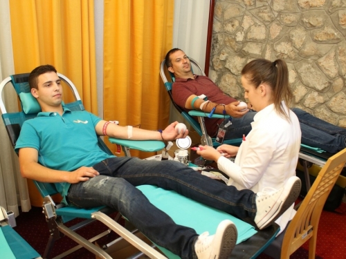 FOTO: Na brani HE 'Rama' održana akcija darivanja krvi djelatnika EP HZHB