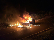 Široki Brijeg – Međugorje: Izgorio automobil