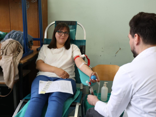 FOTO: Održana akcija dobrovoljnog darivanja krvi u Prozoru