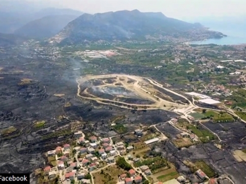 Pogledajte Split iz zraka nakon požara