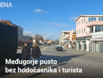 Međugorje pusto bez hodočasnika i turista