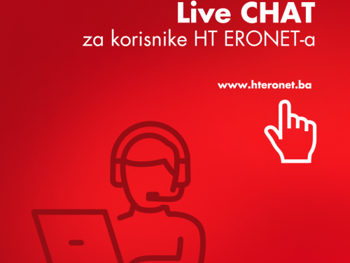 Live chat za korisnike HT ERONET-a
