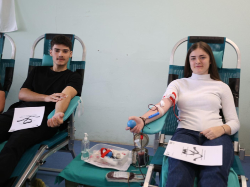FOTO: Održana akcija dobrovoljnog darivanja krvi u Prozoru