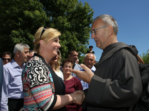 FOTO: Kolinda Grabar Kitarović u Rami