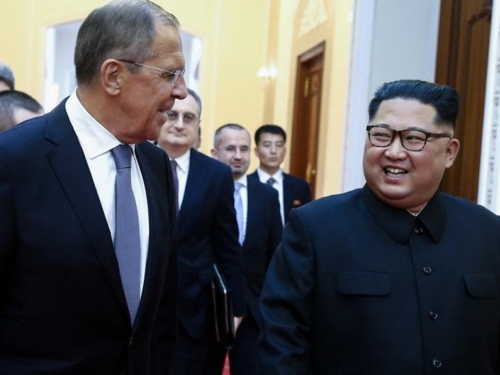 Kim Jong-Un sa Lavrovom: Želja za denuklearizacijom je i dalje ista