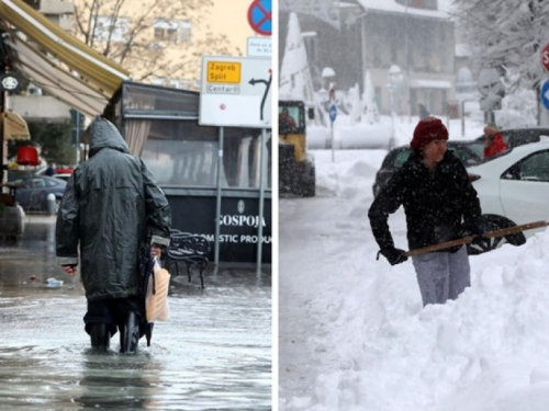 Stižu obilna kiša i snijeg