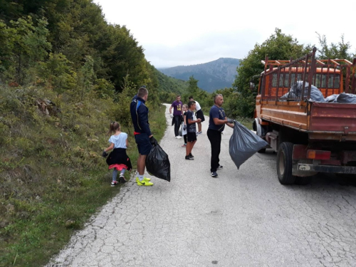 Akcija čišćenja polumaratonske staze