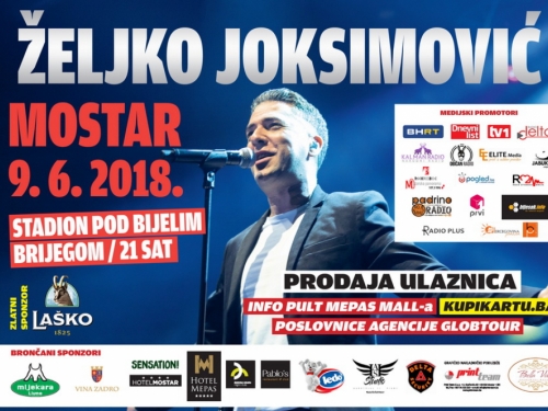 Željko Joksimović: Publika u Mostaru može očekivati pravi ljetni koncert sa vrhunskom produkcijom