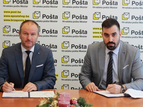 Hrvatska pošta Mostar potpisala ugovor o izgradnji Glavnog poštansko-logističkog središta