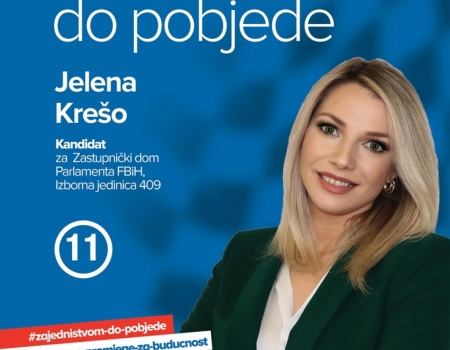 Jelena Krešo: ''Izaberimo hrvatskom voljom tko će nas predstavljati u Predsjedništvu BiH''