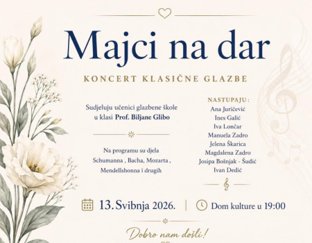 Najava: Koncert ''Majci na dar''