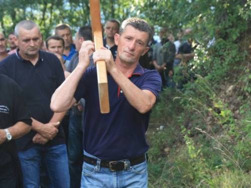 Dario Kordić na proslavi Dana 3. bojne brigade Rama na Uzdolu