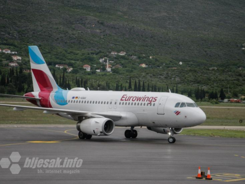 Eurowings pokreće direktne letove iz Mostara za Stuttgart i Düsseldorf