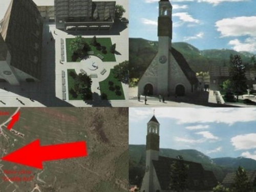 Počela gradnja crkve na Risovcu