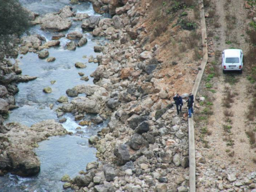 FOTO/VIDEO: Proba temeljnog ispusta brane HE Rama