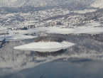 FOTO: Ramsko jezero uokvireno snježnom bjelinom i kontrastima