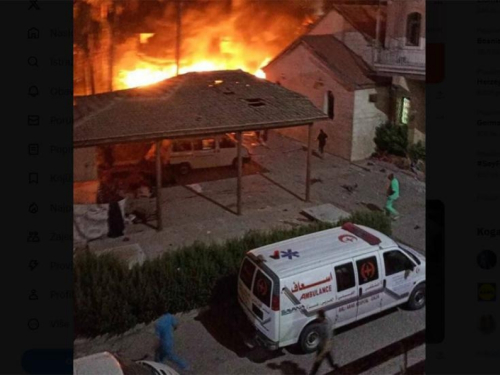 Više stotina poginulih u bombaškom napadu na bolnicu u Gazi
