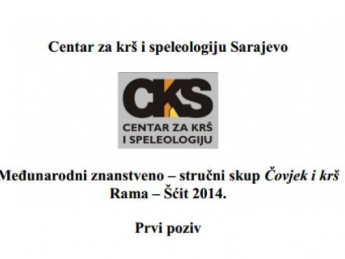 Najavljujemo: Znanstveno - stručni skup "Čovjek i krš"