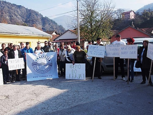 Jablanica: Održan prosvjed protiv izgradnje hidrocentrale