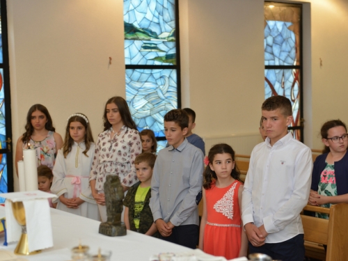 Krštena Maria, deveto dijete u obitelji Tomić