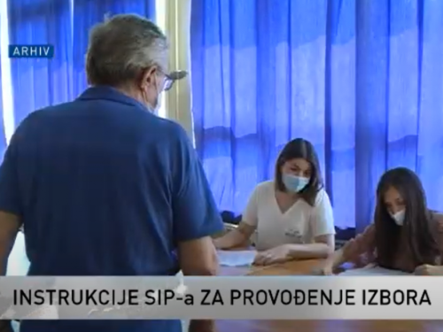 Na izbore uz epidemiološke mjere - Strogo se držati instrukcija SIP-a