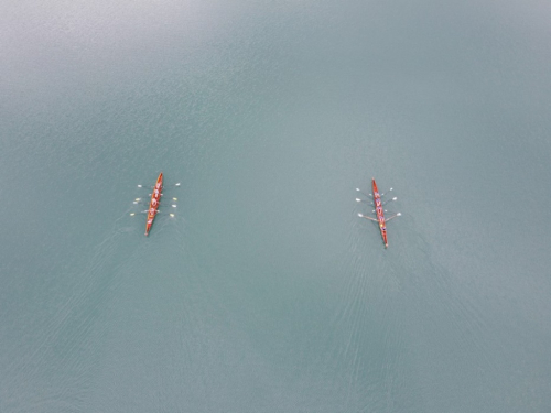 FOTO: Na Ramskom jezeru održana 8. veslačka regata