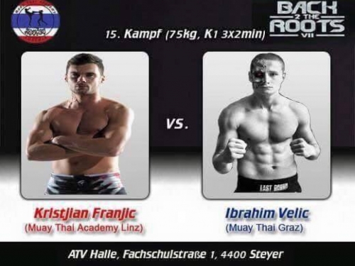Kickboxer Kristijan Franjić nastavlja nizati pobjede