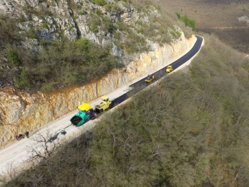 Započelo asfaltiranje regionalne ceste iznad Sopota