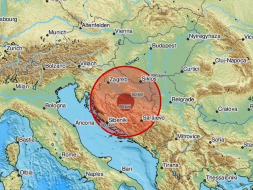 BiH: Potres jačine 2,9 po Richteru