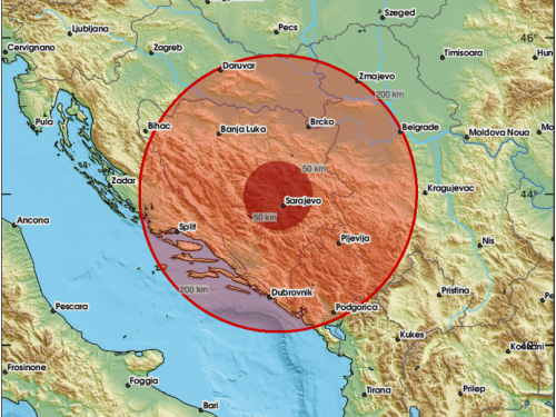 Potres uzdrmao šire područje Sarajeva, osjetio se i u Rami