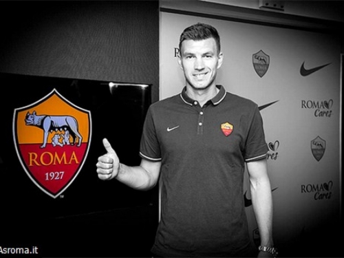 VIDEO: Džeko službeno predstavljen kao novi igrač Rome