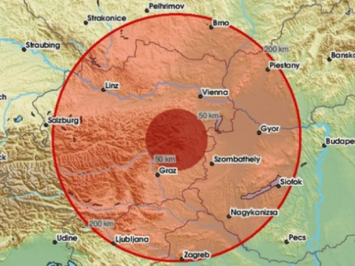 Usred noći u Austriji potres od 4.5