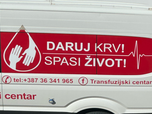 NAJAVA: Akcija dobrovoljnog darivanja krvi u Prozoru