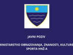 Ministarstvo HNŽ objavilo javne pozive za financiranje projekata u sportu i kulturi 2025.